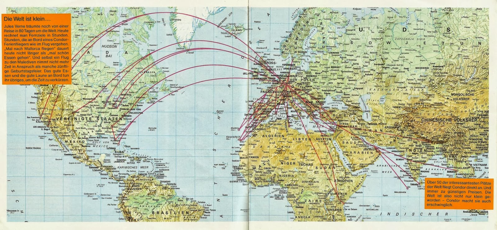 Airline memorabilia: Condor (ca. 1990)